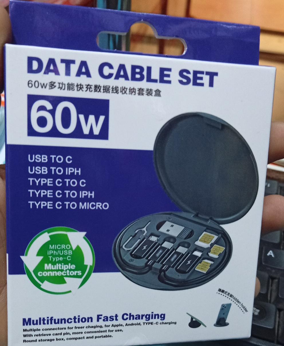 60w data cable set